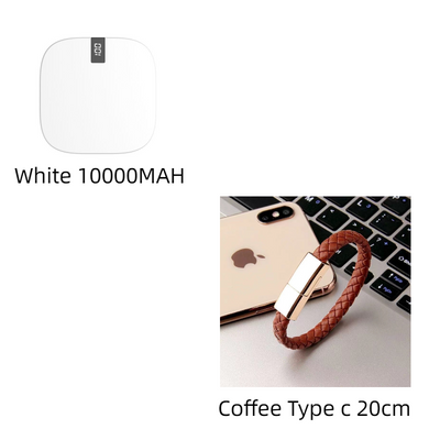 10000 mAh Mini Power Bank Fast Input Digital Display Powerbank