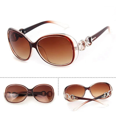 Luxury Italian Black Sunglasses Women Brand Designer