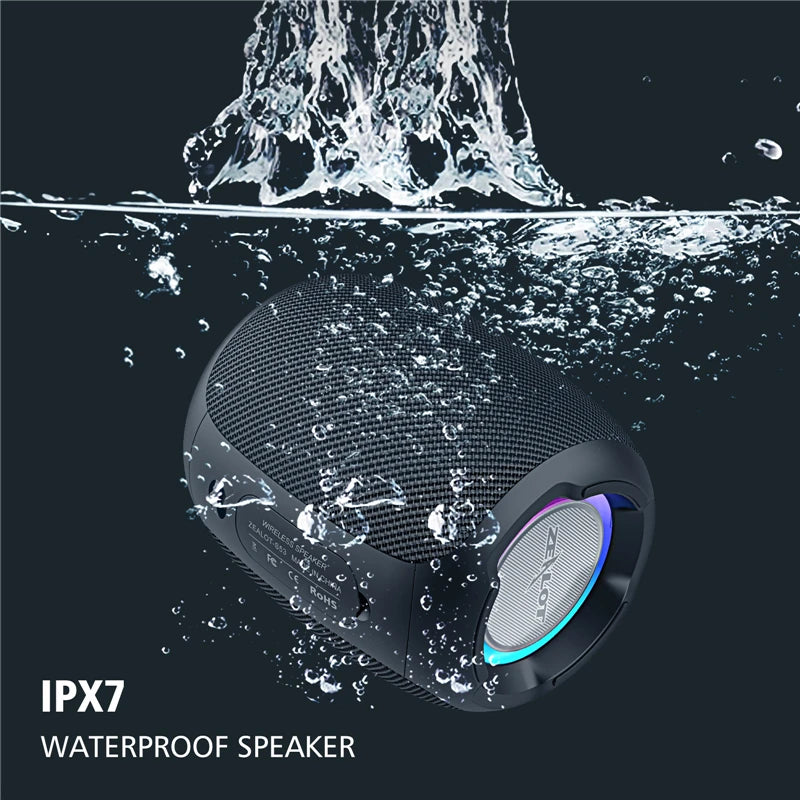 ZEALOT  S53 Wireless Bluetooth Speaker 10 hours 10w super loud sound bluetooth speaker IPX6 waterproof for phone TF card USB