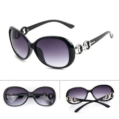 Luxury Italian Black Sunglasses Women Brand Designer