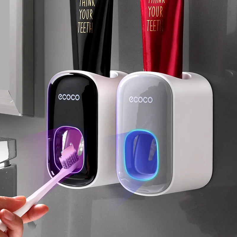 Bathroom Accessories Set Automatic Toothpaste Dispenser