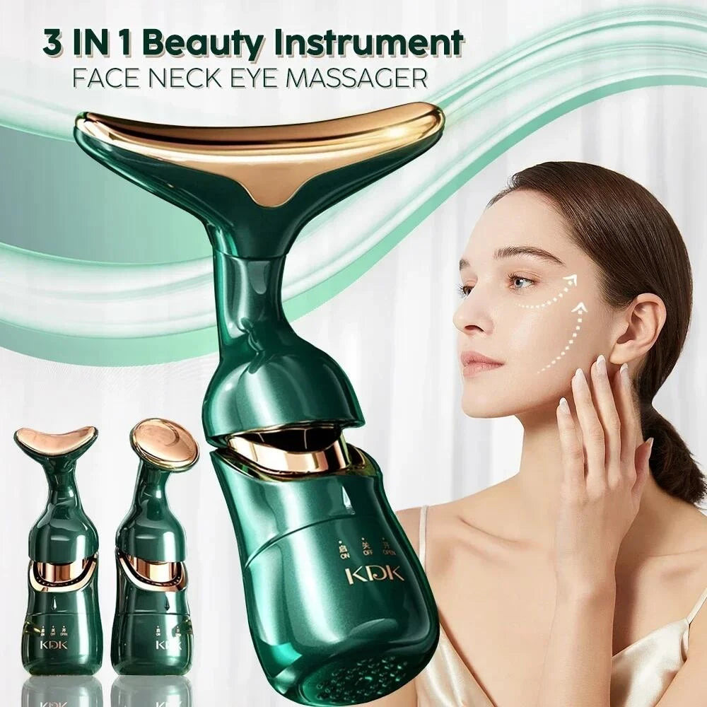 3 In 1 Facial Lifting Device Neck Facial Eye Massage Face