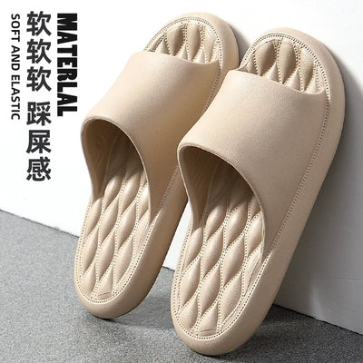 Summer Indoor Flip-flops Men Home Trampling Shit Emotional Lovers Deodorant Slippers Female Home Bathroom Bath Non-slip Slipper