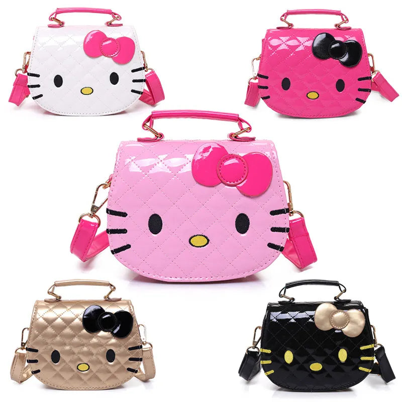 New Hello Kitty Girls Shoulder Bags Cute Cartoon Waterproof Messenger Bag Fashion Kids Anime Handbag Gifts Birthday Gifts