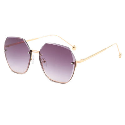 Round Sunglasses Women Brand Designer Gradient