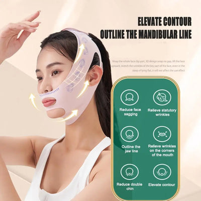 Chin Cheek Slimming Bandage V Shaper V Line Lifting Mask