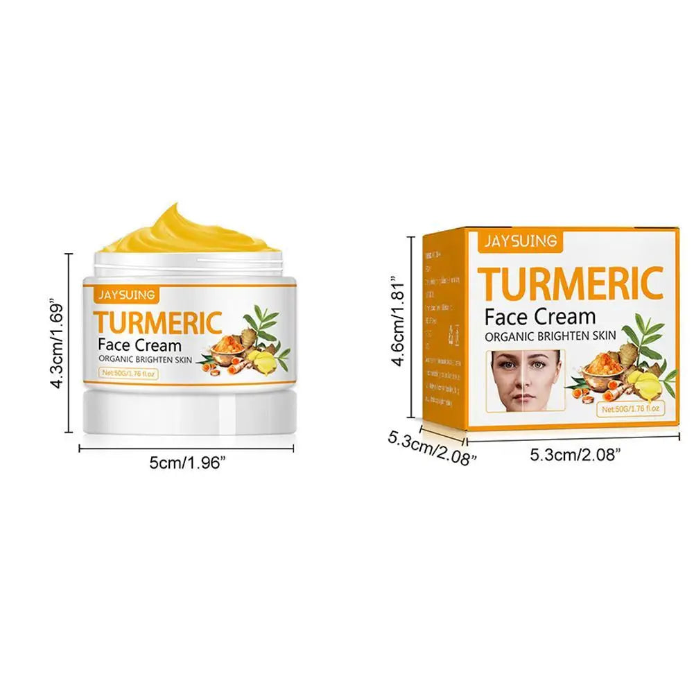 Set Turmeric Face Cream For Face Body Natural Turmeric Skin Brightening Lotion Vitamin E Cream With Hyaluronic Acid And Collagen