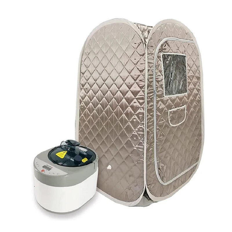 Portable Steam Sauna Set Foldable One Person SPA Tent with 4L Larger Steamer,Remote Control, Weight Loss&Detox