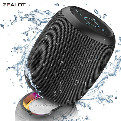 ZEALOT  S53 Wireless Bluetooth Speaker 10 hours 10w super loud sound bluetooth speaker IPX6 waterproof for phone TF card USB