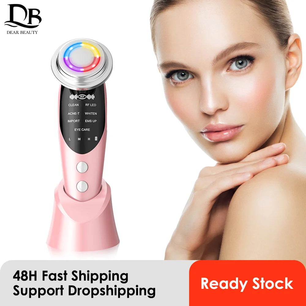 7 in 1 Face Lift Device RF Microcurrent Skin Rejuvenation