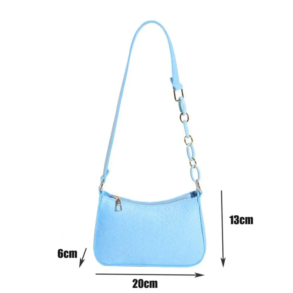 Fashion Felt Cloth Pattern Shoulder Bags For Women Small Handle Underarm Bag Clutch Luxury Solid Color Female Handbag With Purse