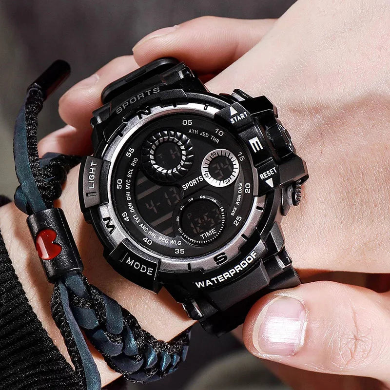 Military Digital Watch for Men Outdoor Men's Sports