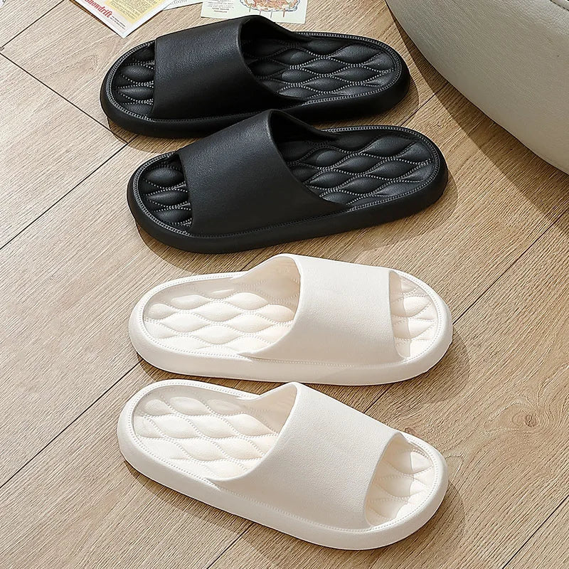 Summer Indoor Flip-flops Men Home Trampling Shit Emotional Lovers Deodorant Slippers Female Home Bathroom Bath Non-slip Slipper